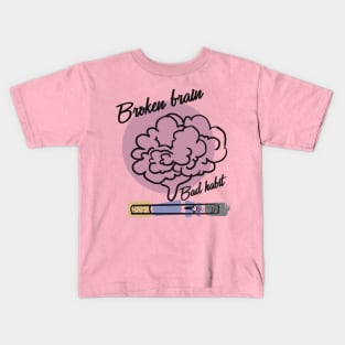 Broken brain Kids T-Shirt